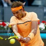 El español Rafa Nadal, durante su partido frente al estadounidense San Querrey