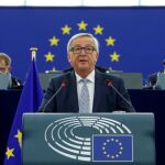 Jean-Claude Juncker, durante su discurso