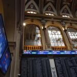 Paneles informativos de la Bolsa