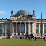 Edificio del Reichstag, el lugar de reunión del Parlamento Federal de Alemania o Bundestag.