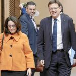 El presidente Puig acompañado de la vicepresidenta Oltra