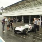 Nico Rosberg prepara el GP de Alemania montado en un «flecha de plata»