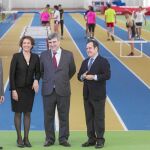 La consejera María Josefa García Cirac, Miguel Cardenal, Lahuerta y Trillo visitan el Centro de Tecnificación Deportiva