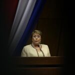 Michelle Bachelet, en su intervención en el Congreso de Paraguay