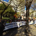Concentración convocada hoy por Jusapol frente al Ministerio del Interior