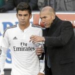 Enzo Zidane con el Real Madrid.