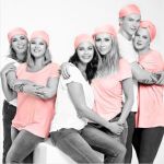 Marta Sánchez y Bimba Bosé, en su última sesión de fotos para la campaña de la AECC