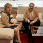 María José Salgueiro se reúne con Enrique Cruz Simón