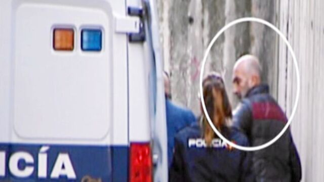 Ernesto Colman, en el momento de su detención
