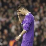 El delantero portugués del Real Madrid Cristiano Ronaldo