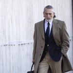 El líder de la trama Gürtel, Francisco Correa, a su llegada a la sede de la Audiencia Nacional en enero de este año