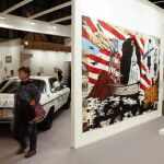 Estand de la galería Beta Pictoris, de Alabama (EEUU), dentro de la Feria Internacional de Arte Contemporáneo