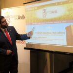 El presidente de la Diputación, Jesús Manuel Sánchez, presenta la web