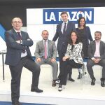 De izda. a dcha., José Ángel Arranz, Joan Carles Galcerán, Javier Puente, Teresa Terrén, Ángeles Bravo y Juan Carlos Julián
