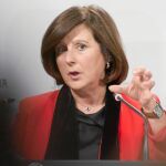 La consejera de Igualdad y Políticas Sociales, María José Sánchez Rubio, ayer