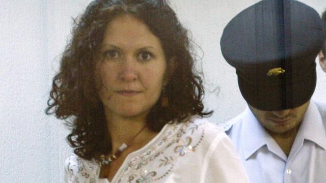 Sara Majarenas, en la Audiencia Nacional en septiembre de 2007