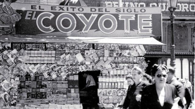 En España, varias generaciones han consumido las historias de «El Coyote» (en la imagen, constancia de su éxito)
