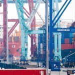 Imagen del puerto de Valencia, el tercero más importante de España