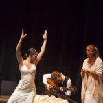 La bailaora Ana Morales y la cantaora Esperanza Fernéndez