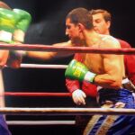 Jero García, en un combate