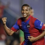 Deyverson Silva Acosta durante su etapa en el Levante.