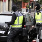 Varios efectivos de la Policía Nacional, en una imagen de archivo