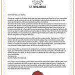 El «Fuenla» invita al Rey emérito a su debut en la Copa