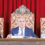 El presidente de la Diputación de Valladolid, Jesús Julio Carnero, preside el Pleno celebrado ayer
