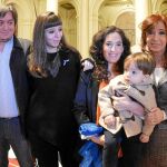 De izqu. a derch.: Máximo, Florencia, María Rocío, Néstor Iván y Cristina