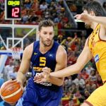 Rudy, ayer, contra Macedonia