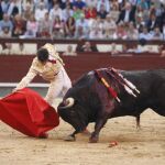 Derechazo de David Galán, en la Feria de San Isidro del año pasado