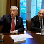 El presidente de Estados Unidos, Donald Trump, y el jefe de gabinete de la Casa Blanca, John Kelly