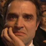 Emoción en el rostro de Daniel Guzmán