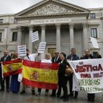 Manifestación ante el Congreso de los Diputados