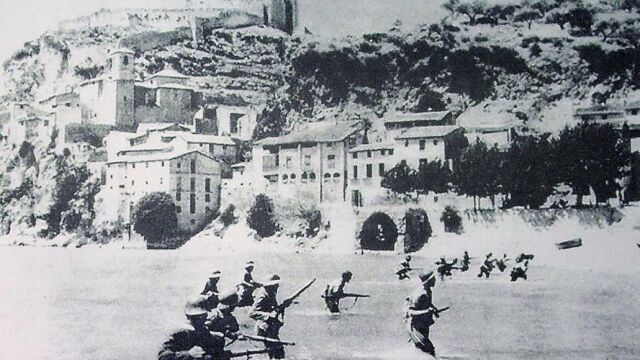 Una imagen de la Batalla del Ebro de la Guerra Civil