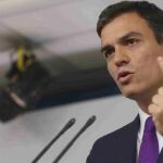El secretario general del PSOE, Pedro Sánchez.