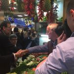 Rajoy, en el Mercado del Olivar