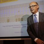 El ministro de Hacienda y Administraciones Públicas en funciones, Cristóbal Montoro.