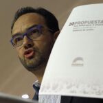 El portavoz parlamentario del PSOE, Antonio Hernando,