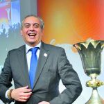 José Luis Saez, presidente de la Federación Española de Baloncesto.