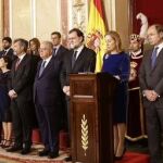 El presidente de la Comunidad asiste a los actos conmemorativos del XXXIX aniversario de la Constitución Española
