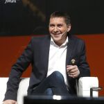 Arnaldo Otegi, en un momento del acto celebrado en San Sebastián