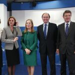 Isabel García Tejerina, María Dolores de Cospedal, Ana Pastor, Pío García Escudero y Rafael catalá
