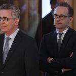 Los ministros alemanes de Interior, Thomas de Maizière, y Justicia, Heiko Maas
