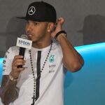 El piloto Lewis Hamilton