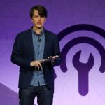 John Hanke, creador de Pokemon Go, durante su presentación en Barcelona