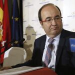 El primer secretario del PSC y candidato a la Presidencia de la Generalitat de Catalunya, Miquel Iceta.