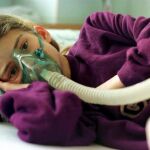 Una paciente con insuficiencia respiratoria en Belgrado (Serbia)