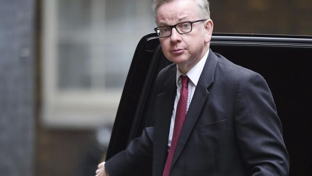 El ministro de Justicia, Michael Gove