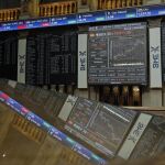 Paneles informativos de la Bolsa